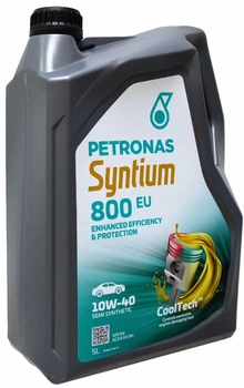 Моторна олива Petronas SYNTIUM 800 EU 10W-40 10W40, SN VW 501.01 / 505.00, RN0700/RN0710, MB 229.3, PSA, FCA, A3/B4, 5L (70732M12EU)