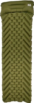 Каремат надувной Skif Outdoor Bachelor Ultralight 190х55х5 см Olive