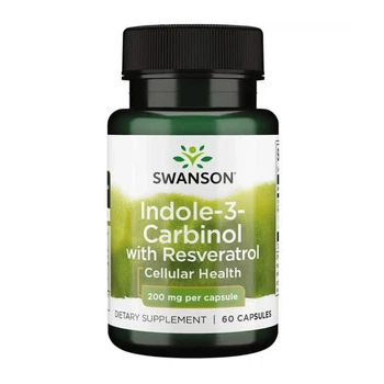 Индол-3-карбинол Swanson Indole-3-Carbinol with Resveratrol 200 mg 60 caps (1086-2023-10-5714)