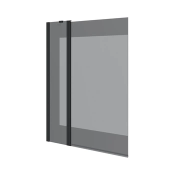 Шторка для ванны Koller Pool Dakota 1100х1400 мм Black Matt/Europe Grey (1605202765)