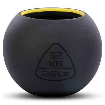 Гіря-дзвін чугуна пофарбована чорна BALL BELL LiveUp LP8047-26LB 12кг (чугун)