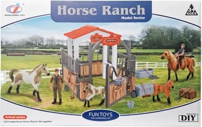 Набір для гри ZHONGJIEMING TOYS Загін для коней Q12477 (5902496216543)