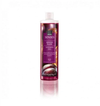 Гель для душа Avon Senses Пряная слива Spiced Plum Shower Gel Poached Plum & Spiced Orange Scent с ароматом томленой сливы и пряного апельсина 500 мл