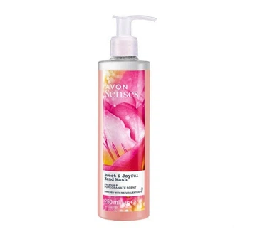 Жидкое мыло для рук Avon Senses Sweet & Joyful Hand Wash Freesia & Pomegranate Scent Счастливые моменты с фрезией и гранатом 250 мл