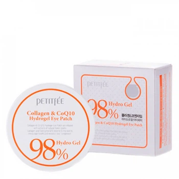 Патчи для глаз с коллагеном и коэнзимом Petitfee Collagen & Co Q10 Hydrogel Eye Patch 60 шт