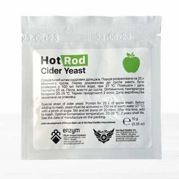 Винні дріжджі Hot Rod Cider для сидру, 10 г на 25 л