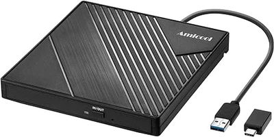 Внешний оптический DVD-привод Amicool USB 3.0 CD/DVD +/-RW