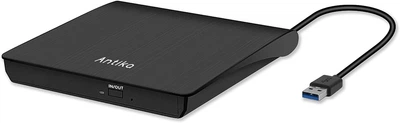 Портативный внешний DVD/CD-проигрыватель Antika с USB 3.0
