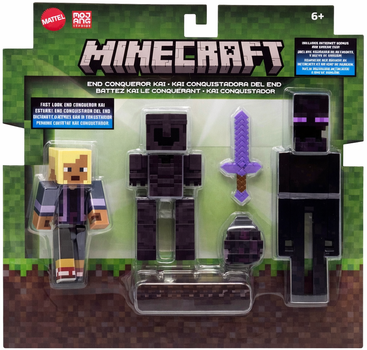 Zestaw 2 podstawowych figurek Mattel Minecraft JCN53 (0194735273454)