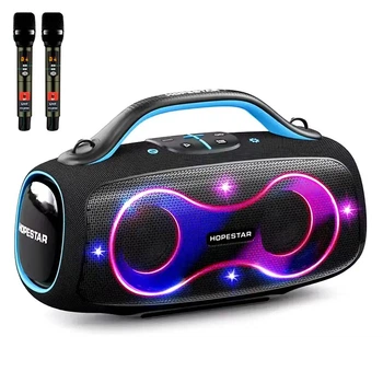 Портативна колонка Bluetooth Hopestar Party Box 168 400W Black