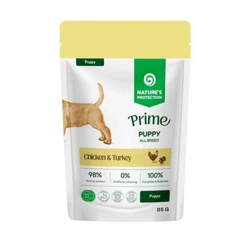 Влажный корм для щенков Nature's Protection Prime Puppy Chicken and Turkey с курицей и индейкой, 85 г (NPPR47921)