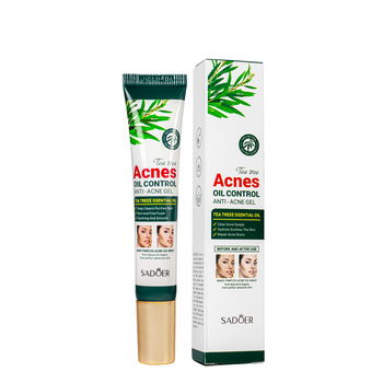 Локальний гель від акне Sadoer Tea Tree Acnes Oil Control Gel з екстрактом чайного дерева 20 мл SD50804