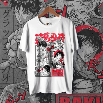 Футболка для підлітка хлопчика з принтом BAKI Баки WE Розмір 160 Anime10736