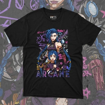 Футболка чоловіча з принтом Arcane Jinx Розмір 48
