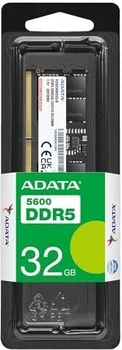 Оперативна пам'ять ADATA DDR5-5600 32768MB PC5-44800 Black (AD5U560032G-S)