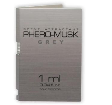 Пробник духи с феромонами мужские Aurora PHERO-MUSK GREY, 1 мл