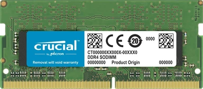 Оперативна пам'ять Crucial SO-DIMM DDR4-3200 16384MB PC4-25600 (CB16GS3200)