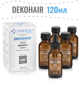 Лосьон против выпадения волос Charismo Dekohair Dekopill 120ml инновационное средство для профилактики выпадения волос