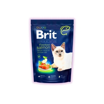 Сухий корм для стерилізованих котів Brit Premium з лососем для дорослих стерилізованих котів 1,5 кг