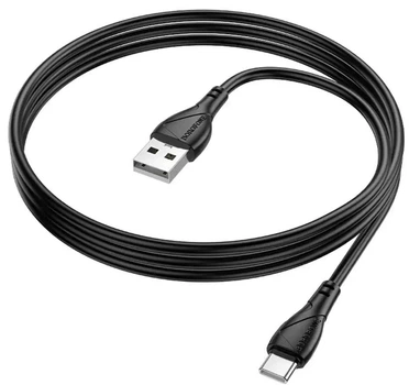 Шнур для заряджання Borofone BX121 USB-Type-C, 3A 1м. Чорний (1011122-Black)