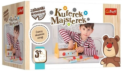Drewniany zestaw do zabawy Trefl Kuferek Majsterek (60797) (5900511607970)