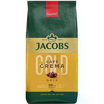 Кофе в зернах Jacobs Crema, 500 г (742112)
