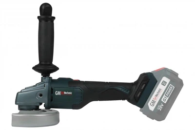 Шліфмашина кутова акумуляторна безщіткова GUT MECHANIC Ø125MM M14 20V 4000-8500 ОБ/ХВ (БЕЗ АКБ І Заряд. пристрою) AG14125