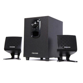 Компьютерные колонки Microlab M-108 проводные 2.1 канала мощностью 5Вт с mini Jack 3.5 черные (LKMTR_801022)