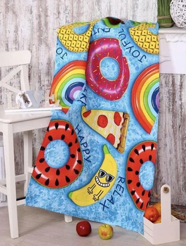 Банные полотенца Handmade из вафельной ткани Сладости полотенца для пляжа полотенца для бассейна