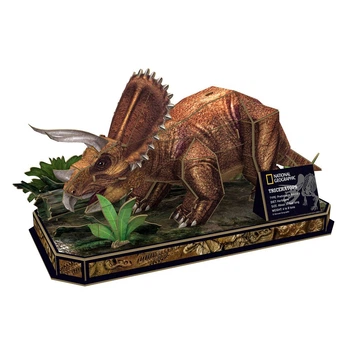 CubicFun Трехмерная головоломка-конструктор National Geographic Dino Трицератопс Cubic Fun DS1052h