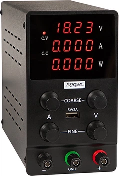 Лабораторний блок живлення Xtreme SPS605 60 В 5 A Чорний (5900804137290)