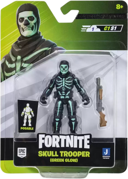 Колекційна фігурка Fortnite Micro Legendary Skull Trooper - Green 6 см (FNT0949)