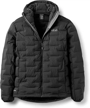 Мужской пуховик Rab Cubit Stretch Down Hoody L Чорний