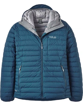Мужской пуховик Rab Microlight Windstopper Hoody L Синій