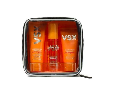 Набір Victoria's Secret 3-Piece Clementine Hibiscus Feel Energized Travel Set