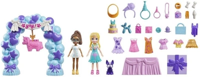 Ігровий набір Mattel Polly Pocket: Ляльки з аксесуарами «День народження» (0194735268153)