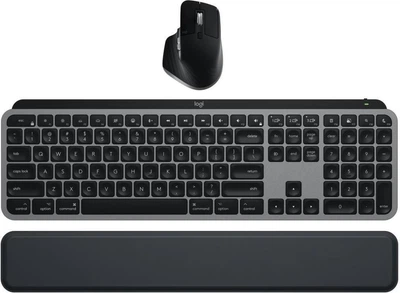 Комплект (клавиатура, мышь) Logitech MX Keys S Combo for Mac Space Gray (920-012845)
