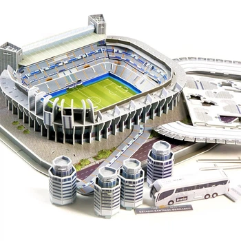Огромные 3D пазлы "Santiago Bernabéu" Стадион Реал Мадрид на 139 деталей