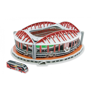 3D пазл конструктор футбольний стадіон Da Luz Benfica тривимірна головоломка для дітей 84 елементи JDT-0848904