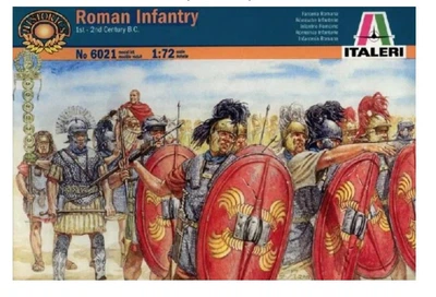 Збірна модель 1:72 фігури римська піхота I ст. до н.е Italeri 6021