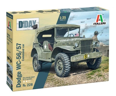 Збірна модель 1:35 позашляховик Dodge WC-56/57 Command Car Italeri 0228