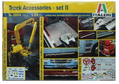 Збірна модель 1:24 аксесуари вантажного автомобіля Truck Accessories II Italeri 3854