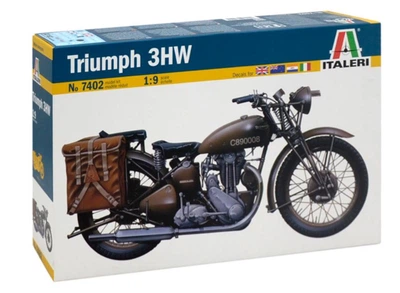 Збірна модель 1:9 мотоцикл Triumph 3HW Italeri 7402