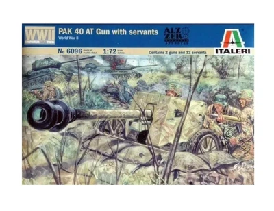 Збірна модель 1:72 протитанкова гармата Pak 40 Italeri 6096