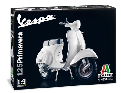Збірна модель 1:9 легенда на двох колесах Vespa 125 Spring Italeri 4633