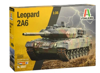 Збірна модель 1:35 танк Leopard 2A6 Italeri 6567