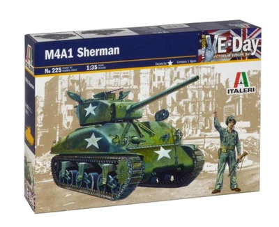 Збірна модель 1:35 танк M4A1 Sherman Italeri 0225
