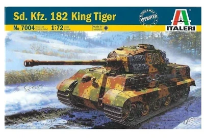 Збірна модель 1:72 танк Sd. Kfz. 182 King Tiger Italeri 7004
