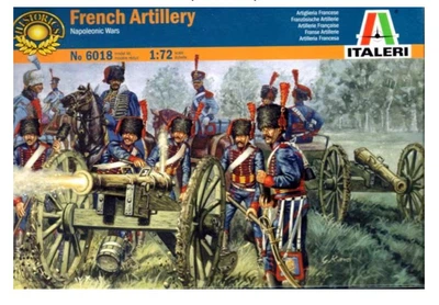 Збірна модель 1:72 французька лінійна/гардова артилерія Italeri 6018