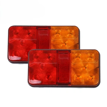 Світлодіодний габаритний задній Led ліхтар (стоп, габарит, поворотник) 12–80 V комплект 2 шт